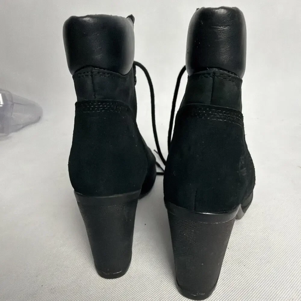 Timberland Women's Black Suede Boots Size 7